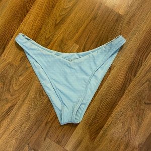 Light blue Frankie’s Bikinis bottoms